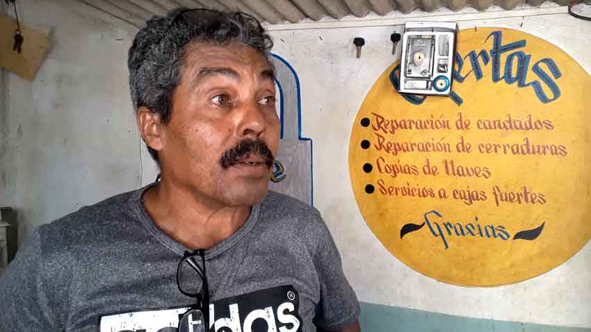 Froilán, el cerrajero de Buena Vista, en Las Tunas