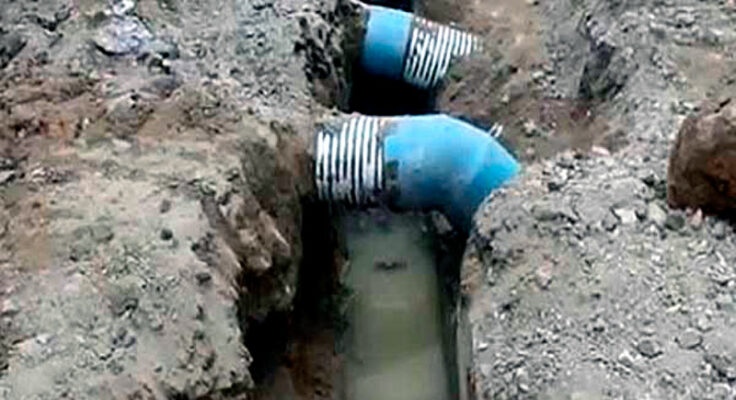Simplified sewers are short sections of pipe in a few blocks that do not require a large amount of materials for their construction and can generate a more immediate solution to the problem.