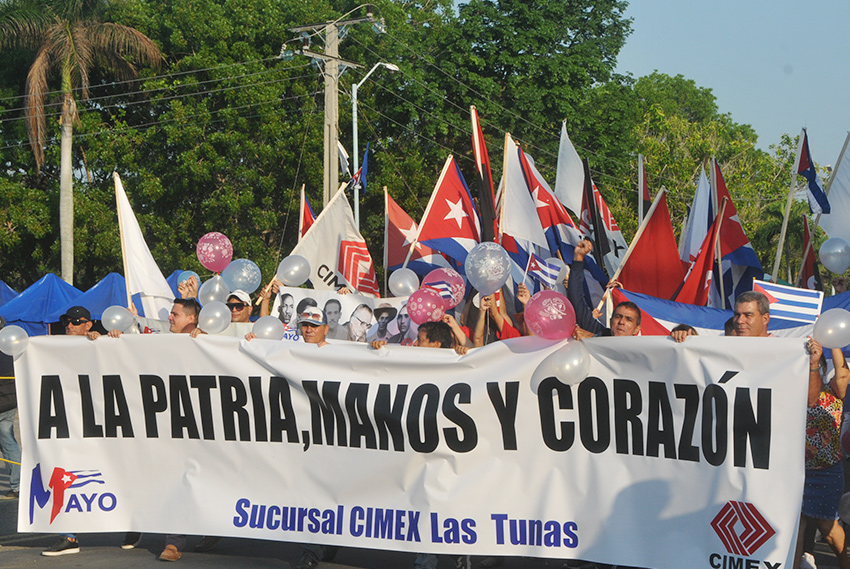 2023 May Day Parade in Las Tunas