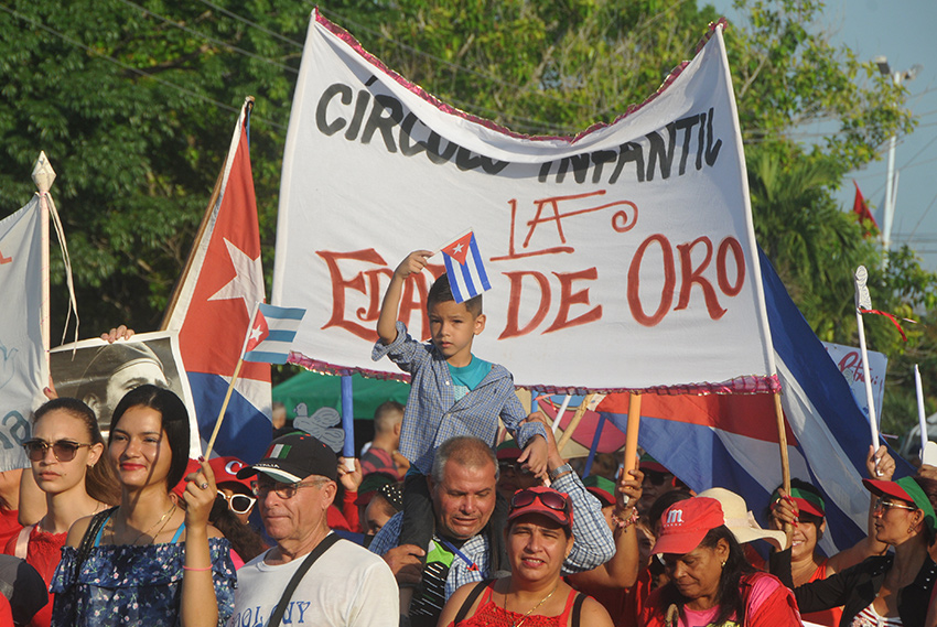 2023 May Day Parade in Las Tunas