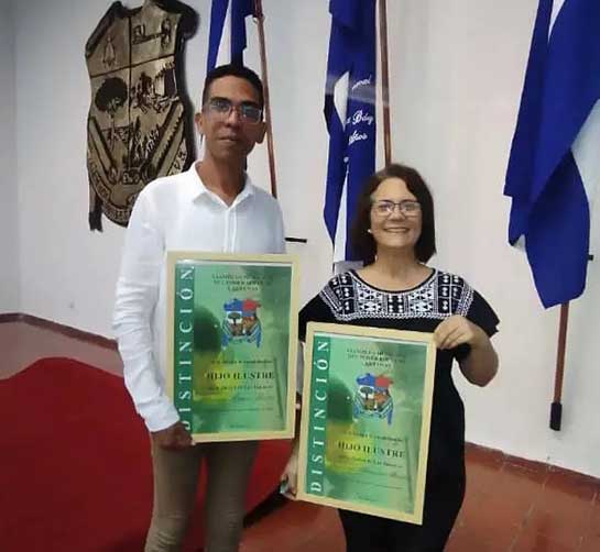 Gianny López y Waldina Almaguer