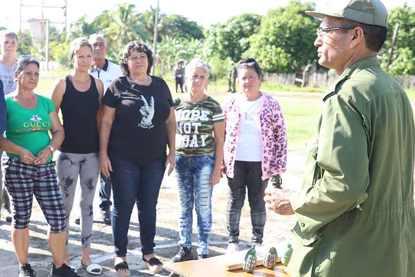 Territorial Defense Day held in Omaja, Majibacoa.
