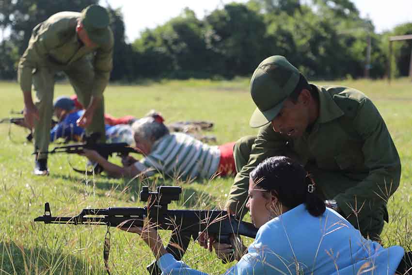 Territorial Defense Day held in Omaja, Majibacoa.