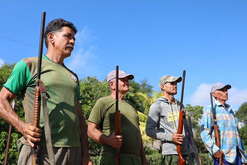 Territorial Defense Day held in Omaja, Majibacoa.