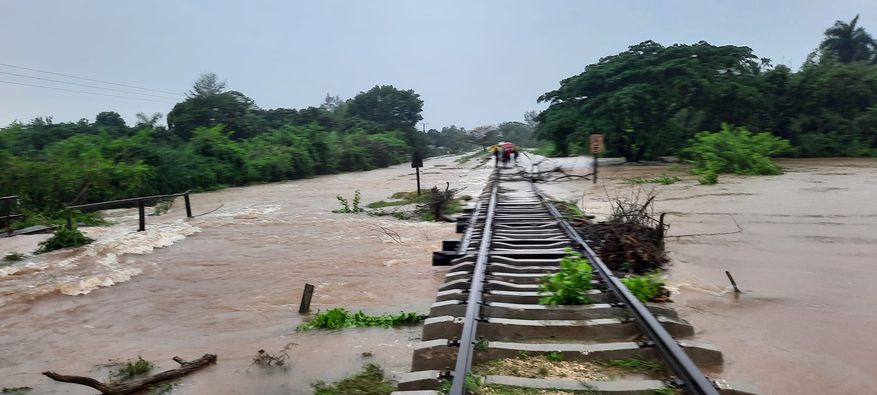 Flooding in the municipality of Amancio