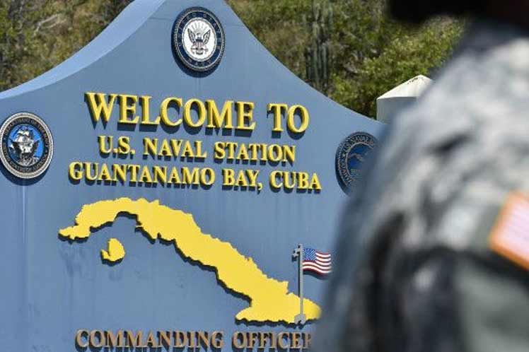 Base Naval estadounidense, establecida en la Bahía de Guantánamo, Cuba