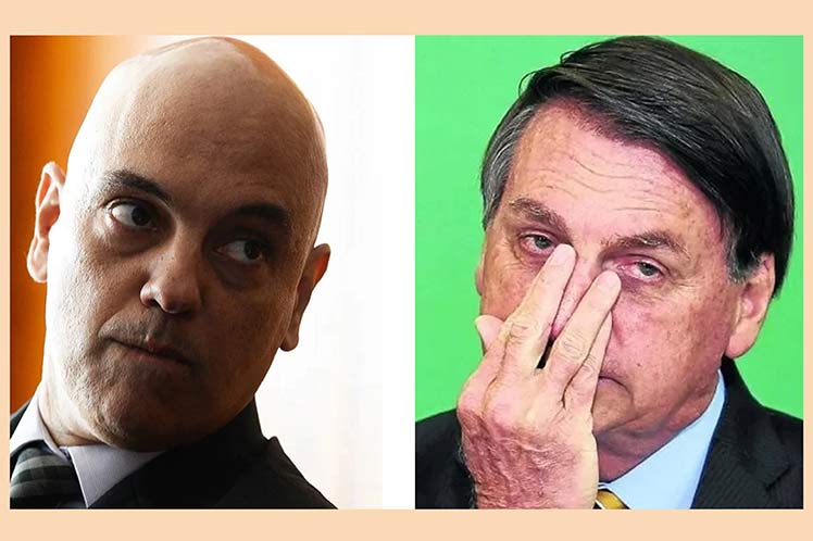 Bolsonaro y Alexandre de Moraes