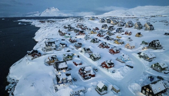 Casas costa nuuk groenlandia