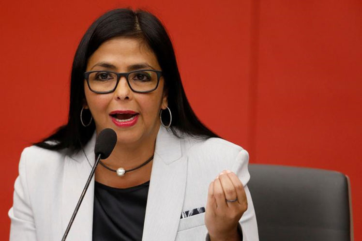 Venezuela's Executive Vice President Delcy Rodríguez 