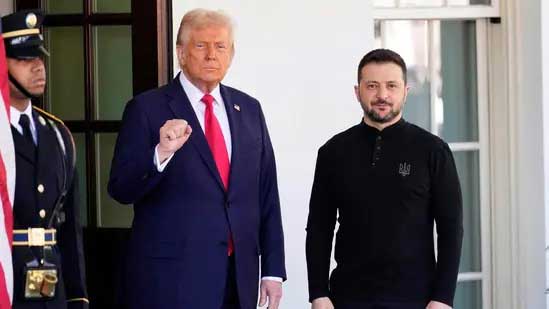 Este lunes el lunes será la reunión del mandatario estadounidense con el gobernante ucraniano, con participación de dignatarios europeos.