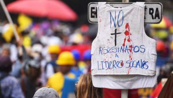 Indepaz revealed that five killings of leaders and humanitarian activists occurred in Colombia on Monday. | Photo: EFE