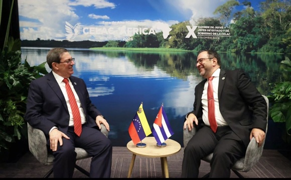 cancilleres bruno rodriguez e Yvan Gil