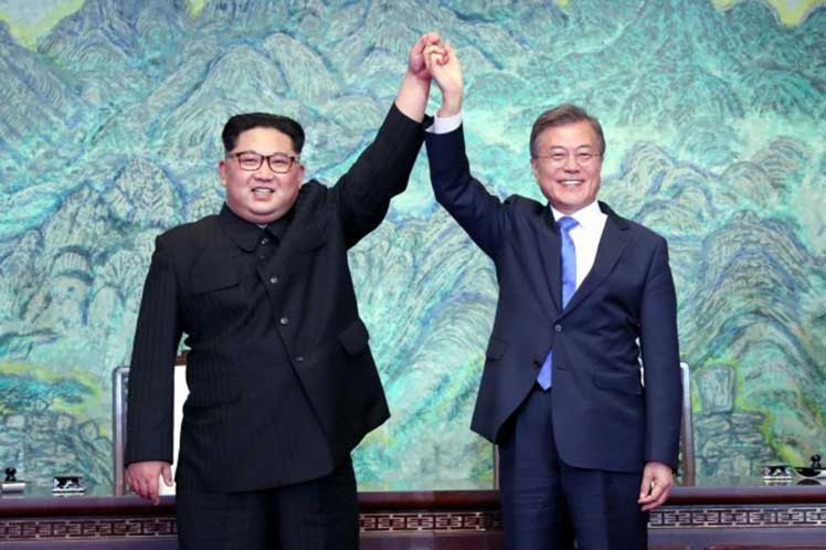 kim jong un y moon jae in