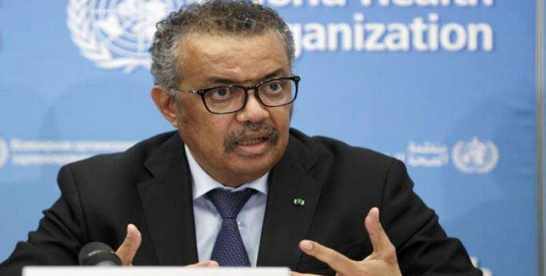 Tedros Adhanom Ghebreyesus, director general of the WHO