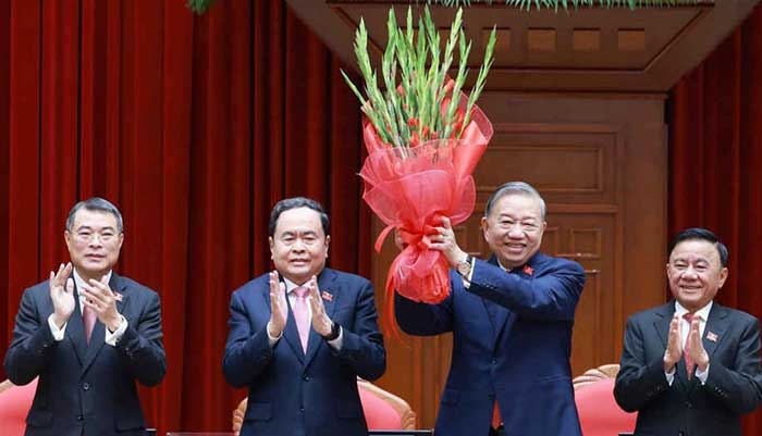 To Lam was re-elected as general secretary of the Communist Party of Vietnam. 
