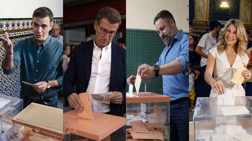 votan candidatos espana