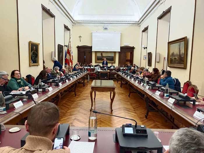 La resolución fue enviada a la Presidencia del Consejo de Ministros, al Ministerio de Asuntos Exteriores y al Parlamento de Italia.