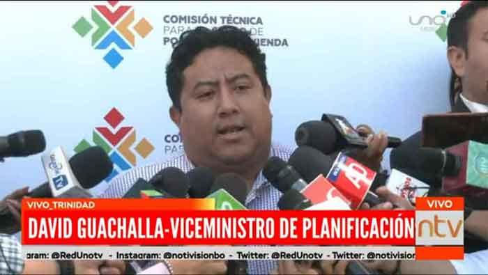 David Guachalla, Bolivia's Deputy Minister of Planning