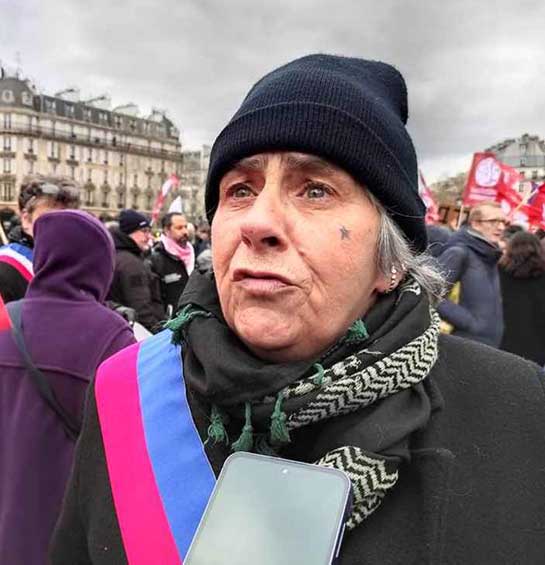 Dirigente comunista parisina Raphaëlle Primet