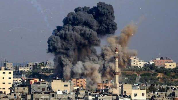 Israeli bombardment has lasted eight days