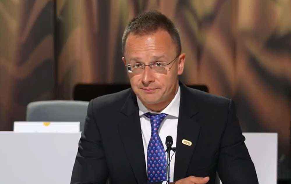 Hungary's Foreign Minister Péter Szijjártó
