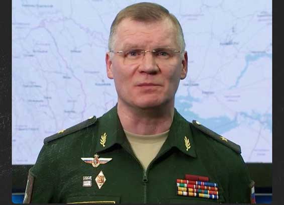 Lieutenant General Igor Konashenkov, spokesman of the Russian Defense Ministry