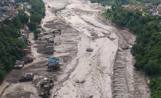 Inundaciones en Nepal