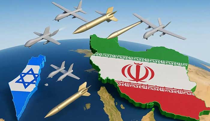 Irán y el grupo libanés Hezbolá disparan misiles y drones contra Israel.