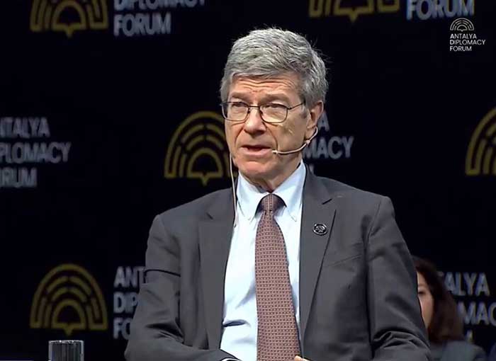 Professor Jeffrey Sachs, American economist and political analyst