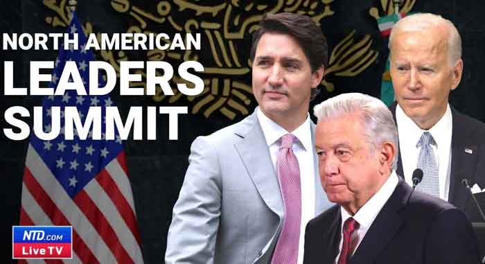 The North American Leaders' Summit bstarted on Tuesday