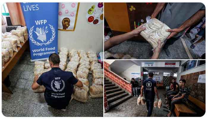WFP has enough supplies to feed 1.3 million people for two weeks.