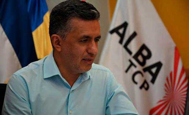 Former executive secretary of the Bolivarian Alliance for the Peoples of Our America-People's Trade Agreement (ALBA-TCP), Sacha Llorenti