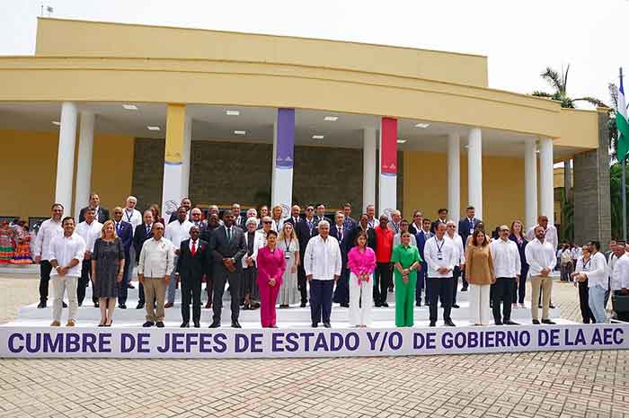 Declaración de X Cumbre AEC pide fin del bloqueo y eliminación de Cuba de la lista de países supuestamente patrocinadores del terrorismo.
