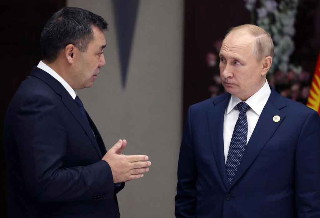 Kyrgyzstan's President Sadyr Zhaparov met with his Russian counterpart, Vladimir Putin