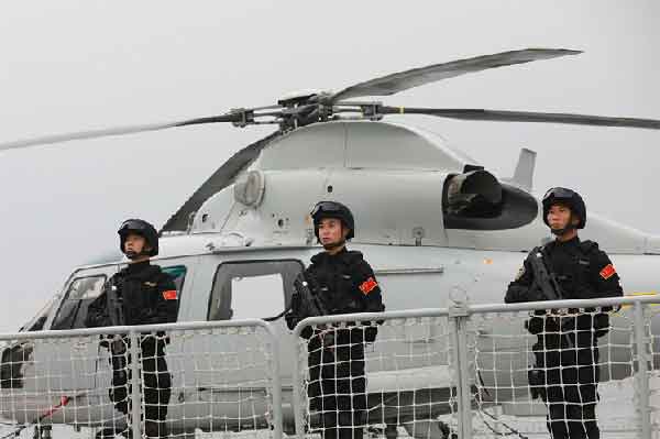 Las operaciones tuvieron lugar hace unas horas, incluyeron el patrullaje con distintos tipos de naves y además hubo más ejercicios en el mar Meridional