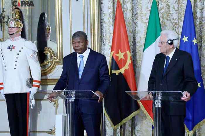 Presidente angoleño llamó a empresarios italianos a diversificar inversiones en la nación africana