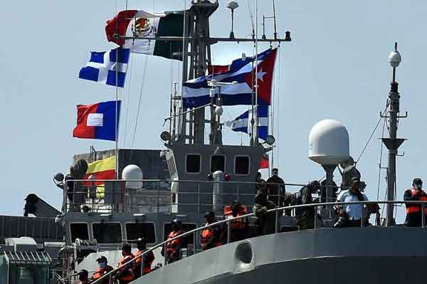 Mexican Navy ship Libertador Bal-02 arrived in Cuba