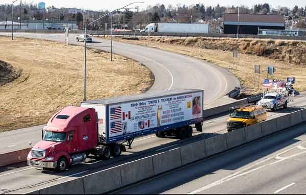 ​Truck drivers in the United States are setting off on a massive cross-country drive towards Washington, DC to protest against coronavirus restrictions. ​​​