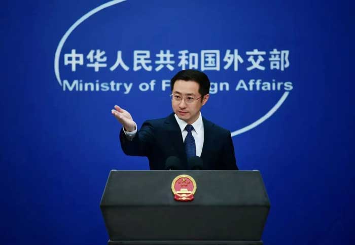 China's Foreign Ministry spokesman Lin Jian.