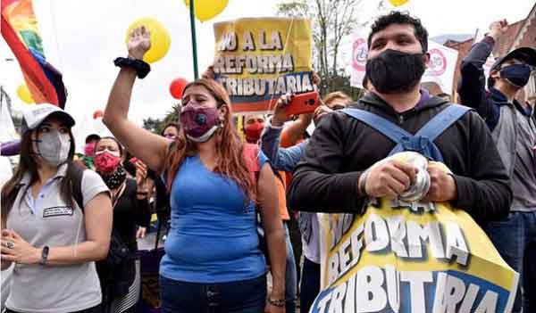 ​​Organizations and social movements continue protests in Colombia as part of a National Strike​