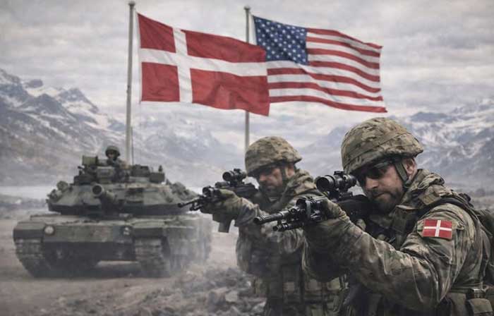 Si las tropas estadounidenses invaden, habrá guerra y lucharemos, declaró el presidente del Comité de Defensa del parlamento danés, Rasmus Jarlov.