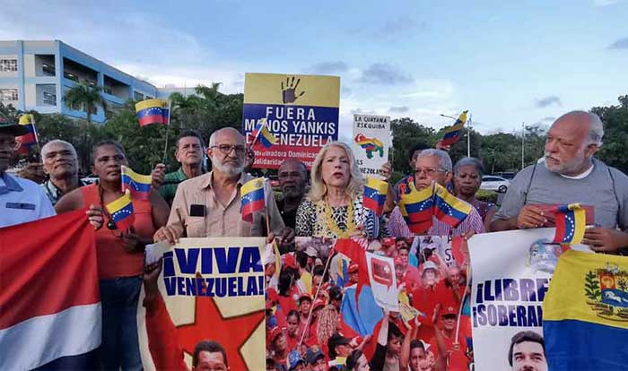 Los dominicanos se unieron a la Jornada de Solidaridad Mundial por Venezuela y la Paz en América Latina y el Caribe.