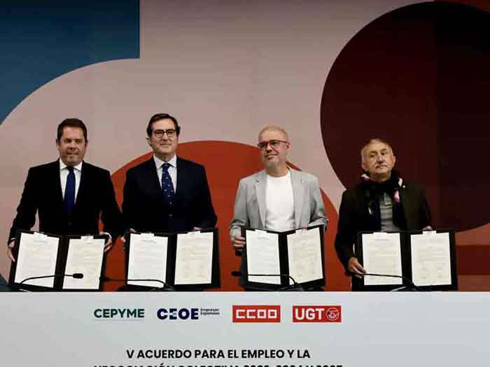 Acuerdo hoy para la subida de salarios gradual entre sindicatos y Patronal en España