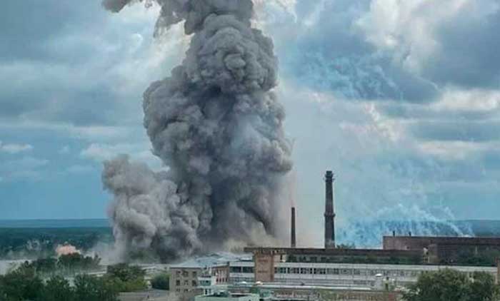 The explosion occurred in the boiler room area of the factory.