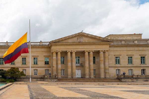 Casa de Nariño, sede del gobierno de Colombia.