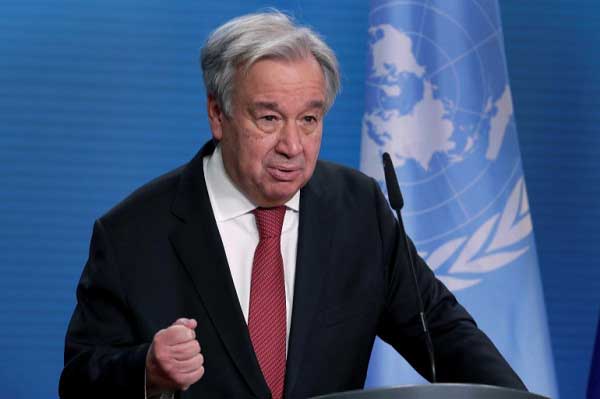 As secretary-general, Guterres has championed climate action, COVID-19 vaccines for all and digital cooperation Photo: Michael Sohn / Reuters