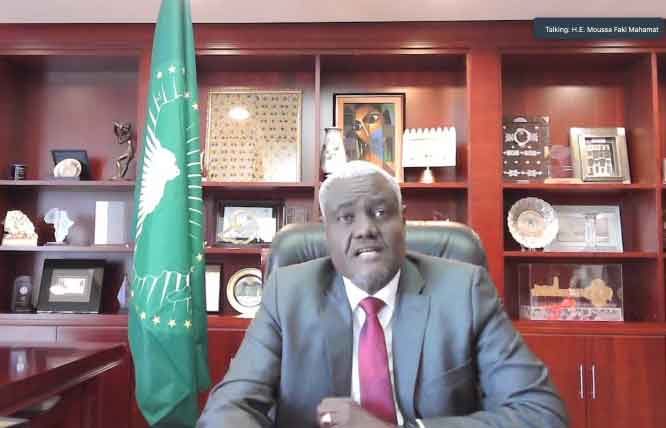 AU Commission Chairperson Faki Moussa Mahamat