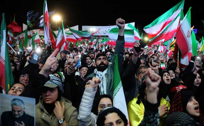 Las manifestaciones reflejaron el respaldo popular al sistema político instaurado tras la Revolución Islámica de 1979.