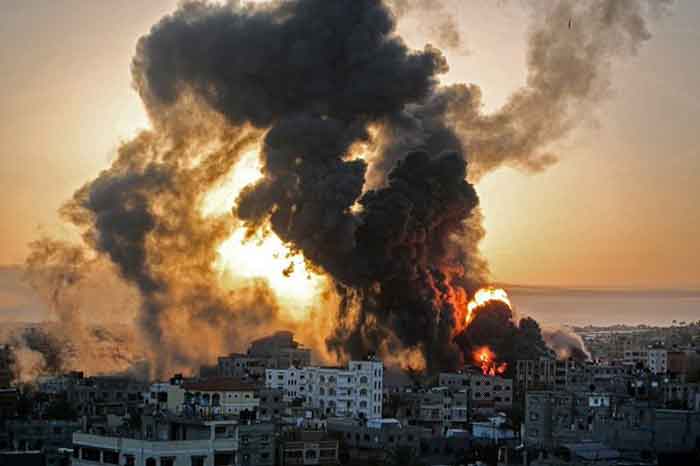 Israel launched bombings against Gaza, one of the most densely populated territories in the world
