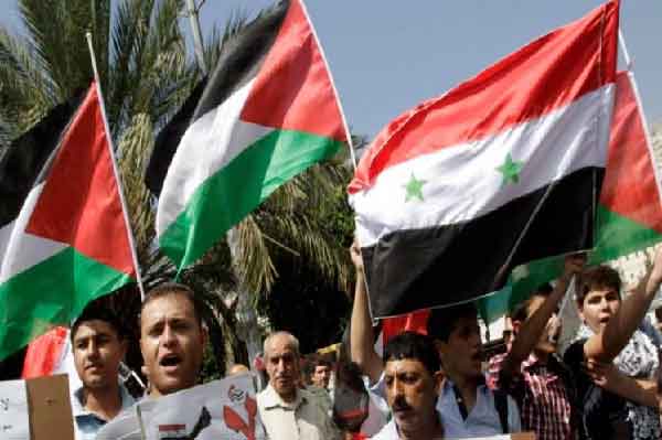 Inhabitants of the Palestinian town of Jabal Mukaber